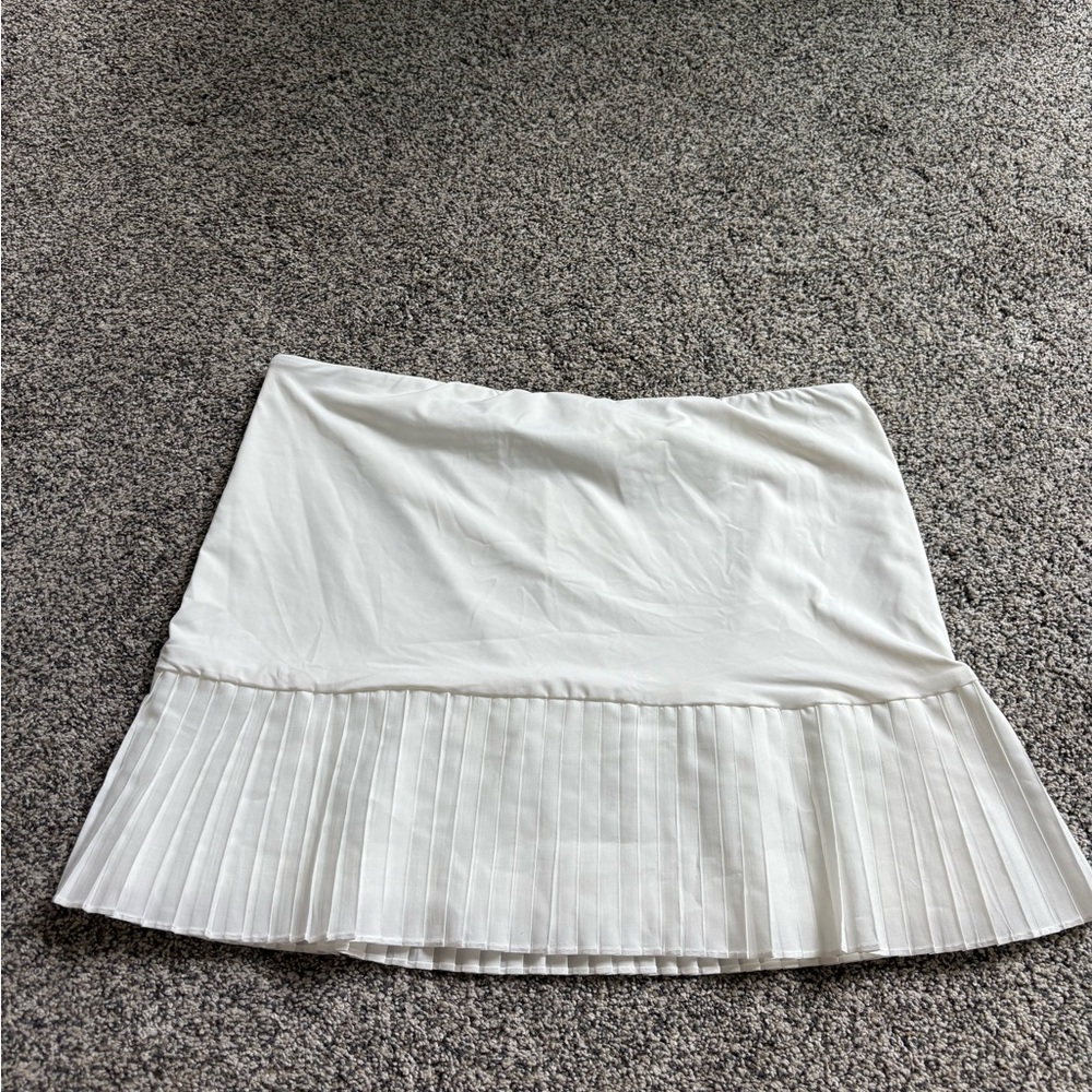 Princess Polly White Mini Pleated Pencil Skirt